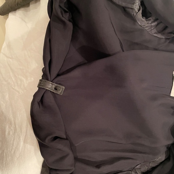 Black Sandro Paris Leather Jacket ,  US 4 - Picture 10 of 13